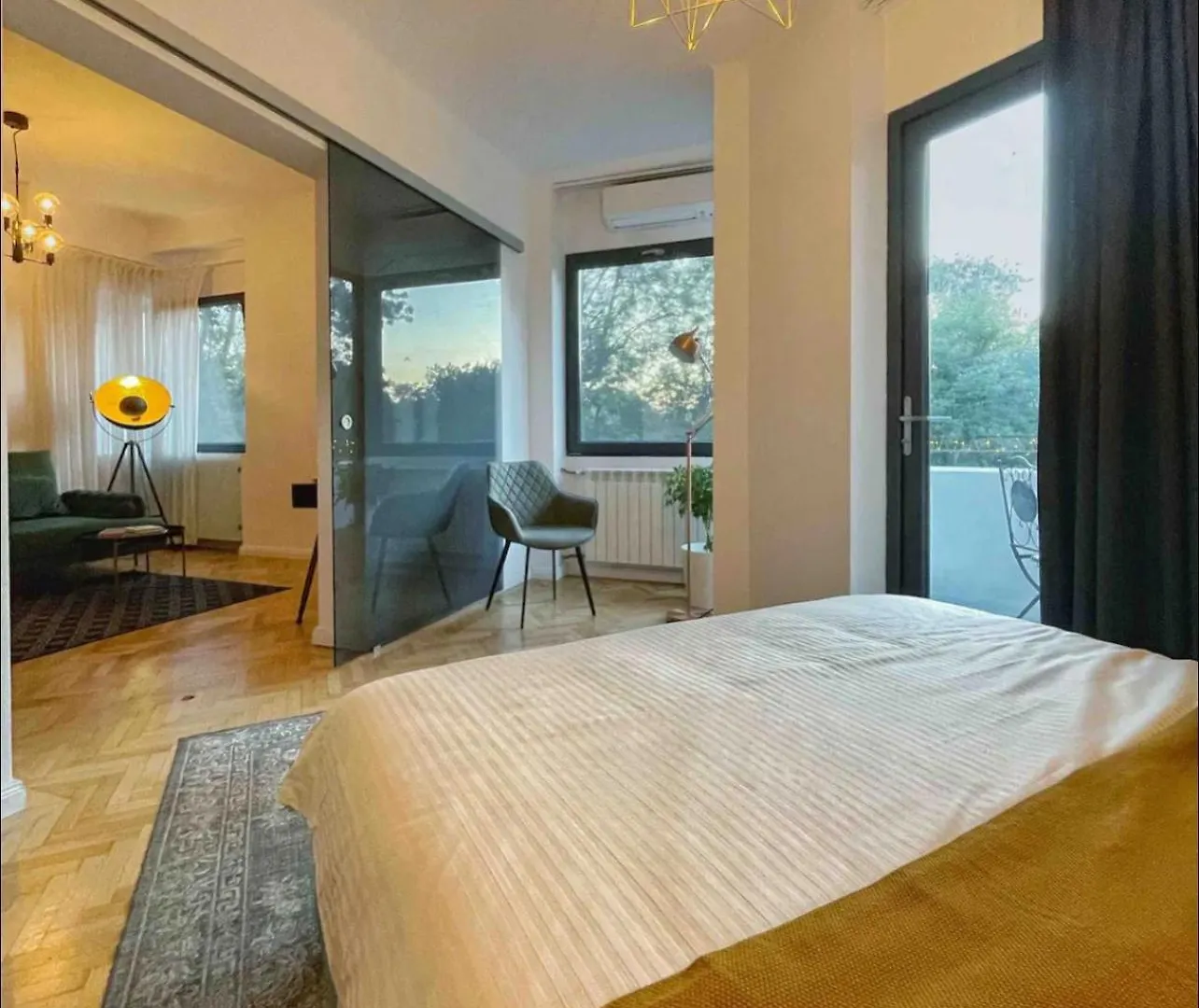 Apartmán Sunset-Cismigiu Gardens Bukurešť